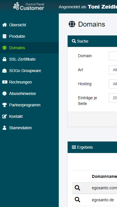 Domains